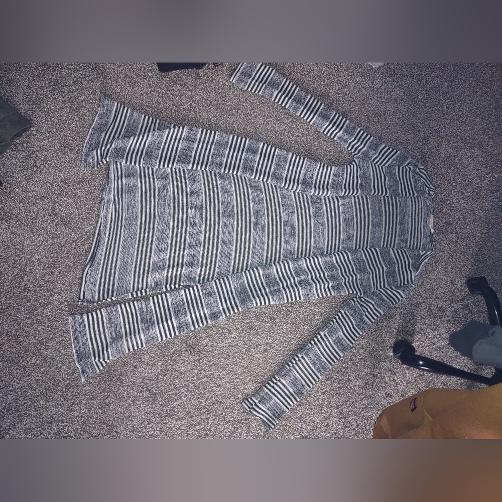 Nix & Nox Long striped cardigan